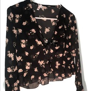 Floral crop top